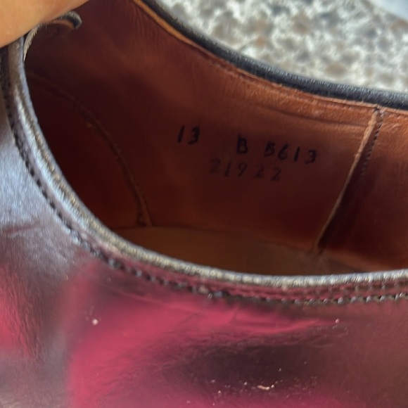 ALLEN EDMONDS | Park Avenue Cap-toe Oxfords Black men’s size‎ 13B good preowned - Picture 16 of 16